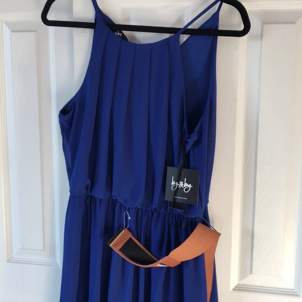 Royal blue dress